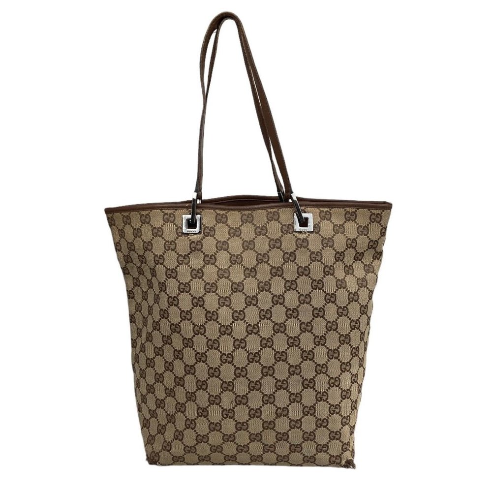 Gucci Tote Bag Brown GG Canvas